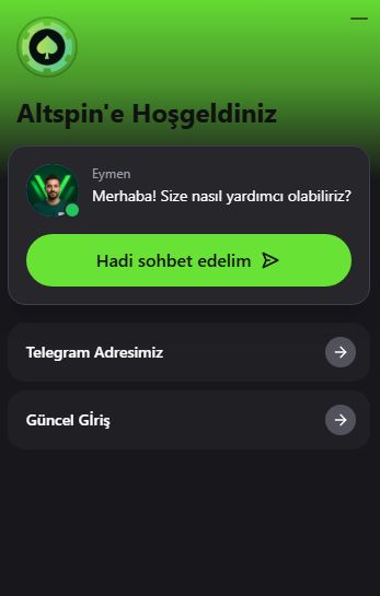altspin canlı yardım